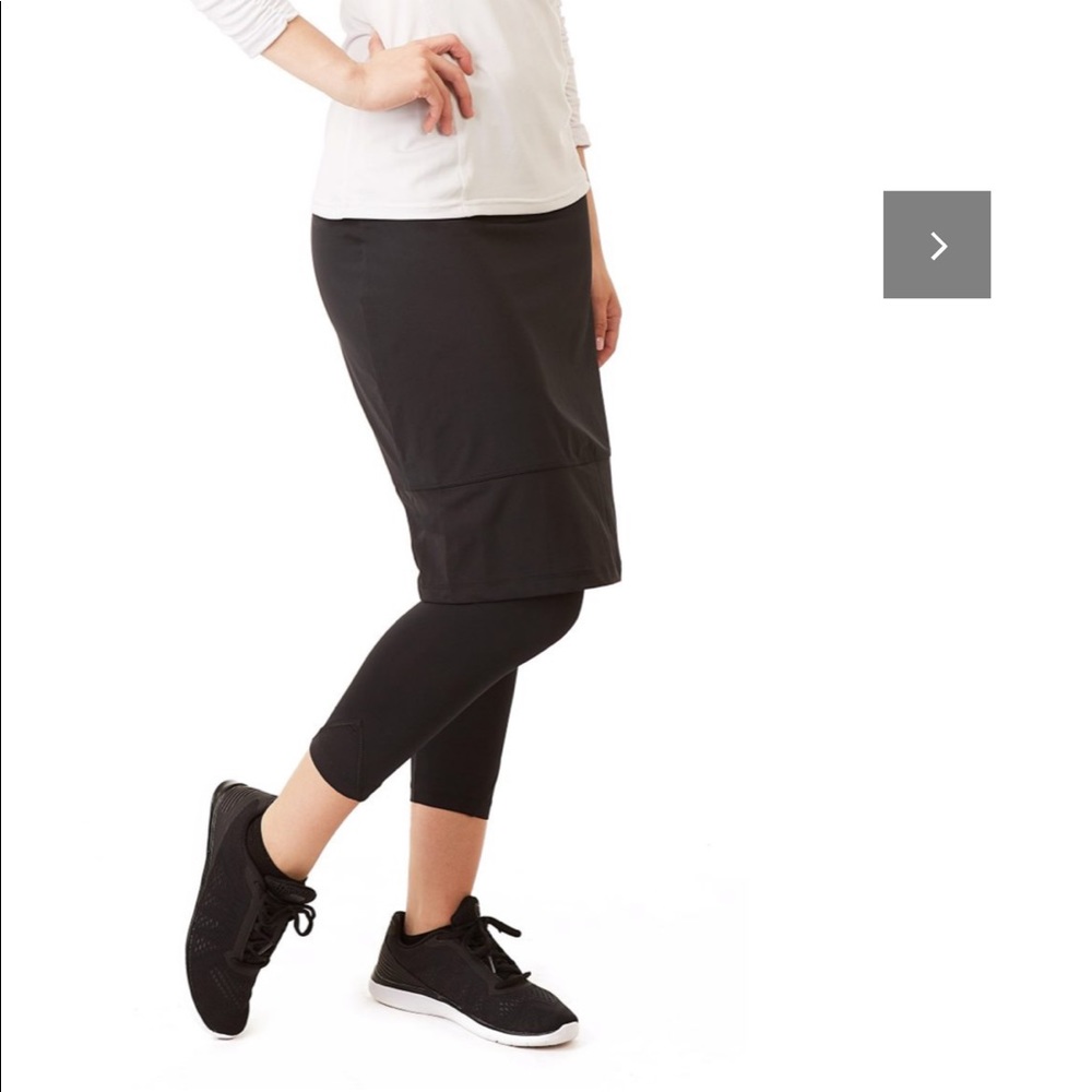 Mesh basic snoga athletic skirt